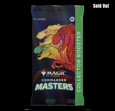 COMMANDER MASTERS COLLECTOR BOOSTER PACK